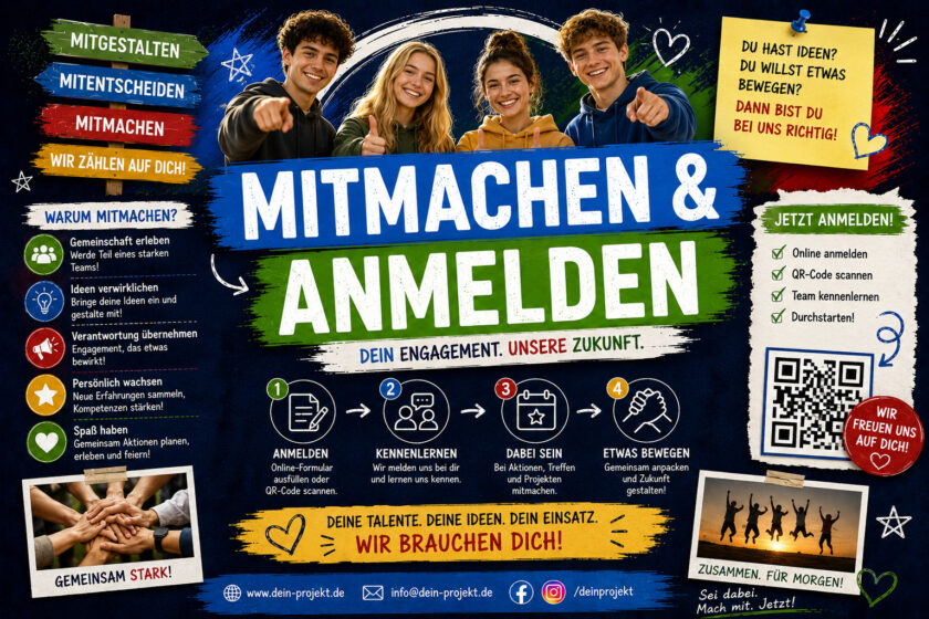 Mitmachen & Anmelden